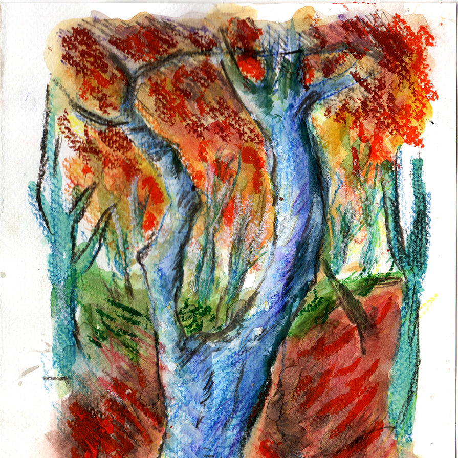 A Tree in the Forest – Study based on a work by Albert Edelfelt